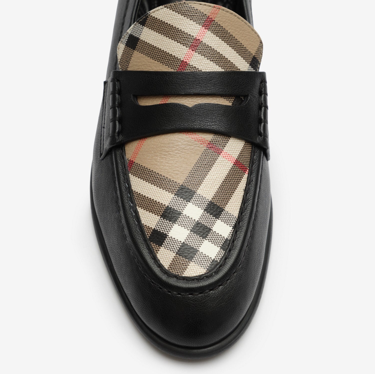 Women's Check and Leather Opal Loafers | 81328471