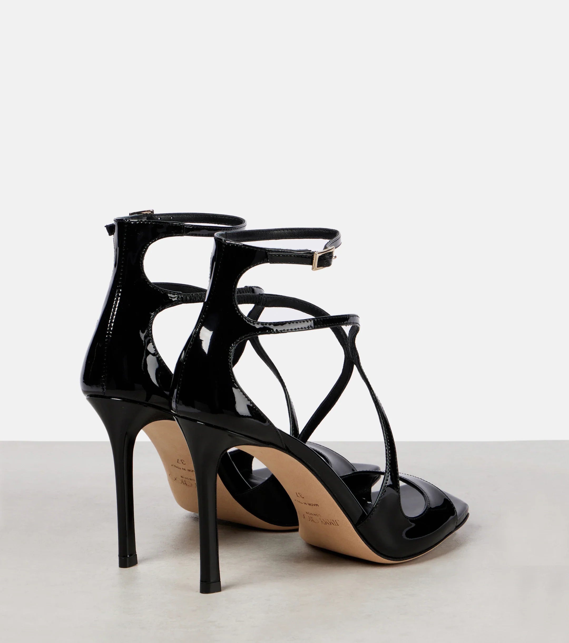 Jimmy Choo Azia 95 Patent Leather Sandals