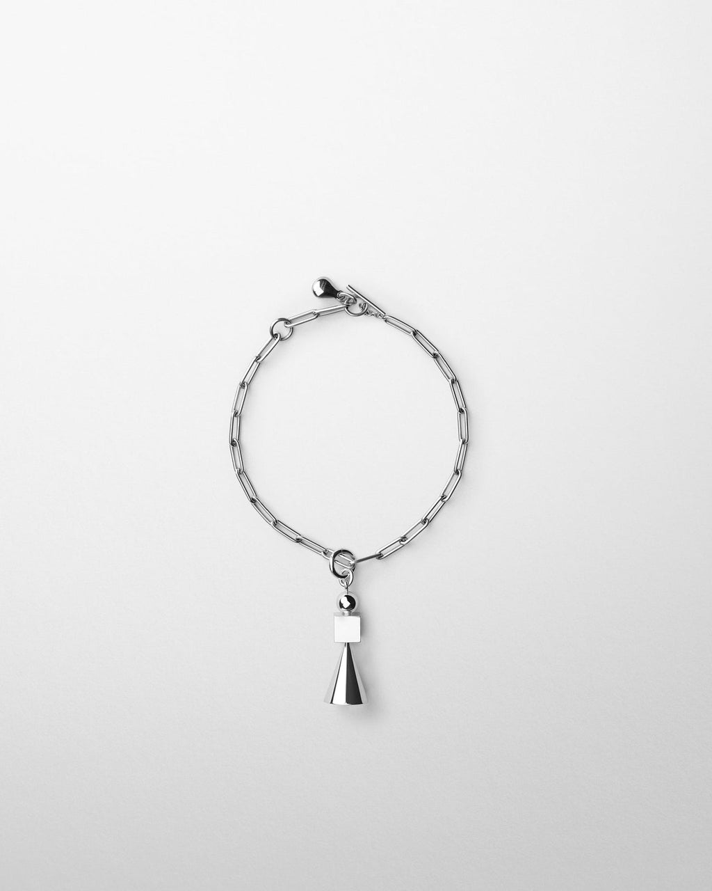 Phoebe Philo Stacked Pendant Necklace in Silver