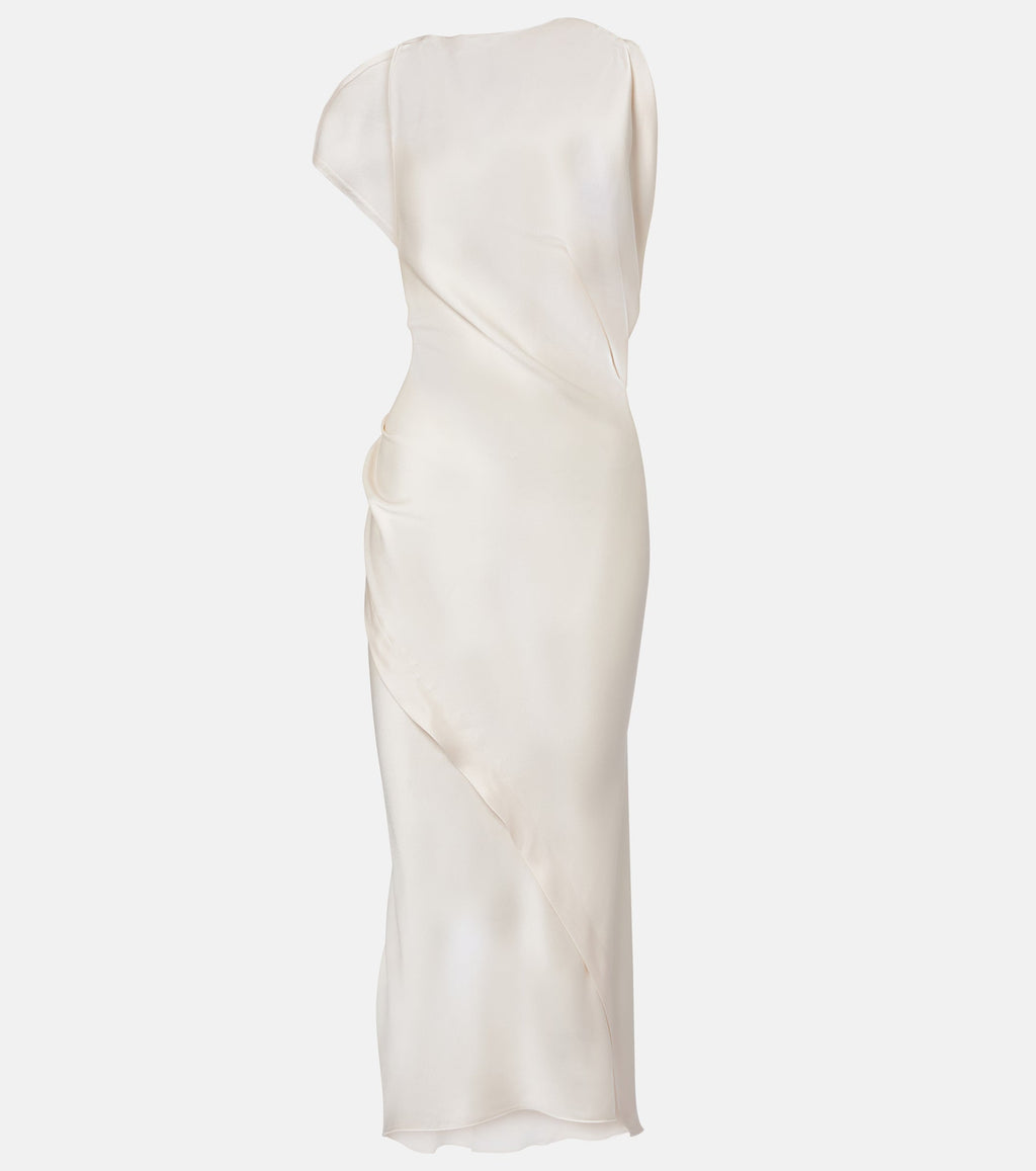 Victoria Beckham Kyra Draped Midi Dress