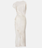 Victoria Beckham Kyra Draped Midi Dress