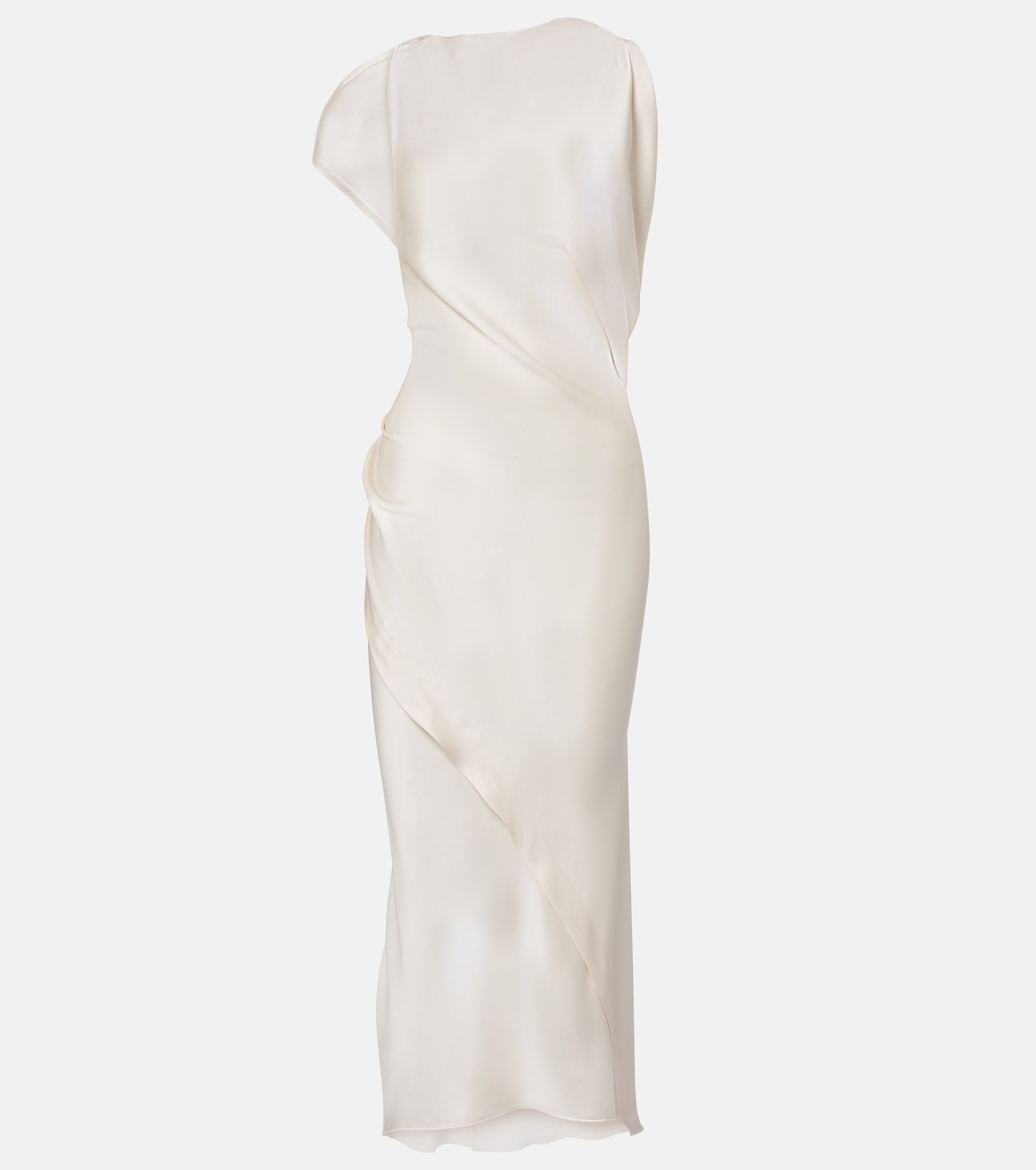 Victoria Beckham Kyra Draped Midi Dress