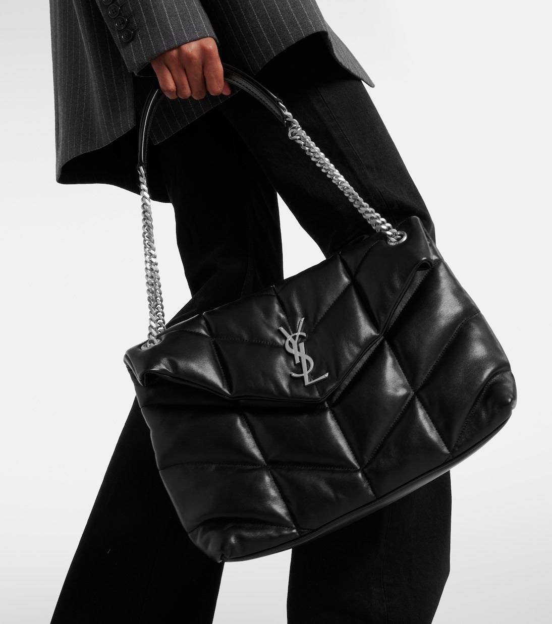 Loulou Puffer Medium Quilted Leather Shoulder Bag