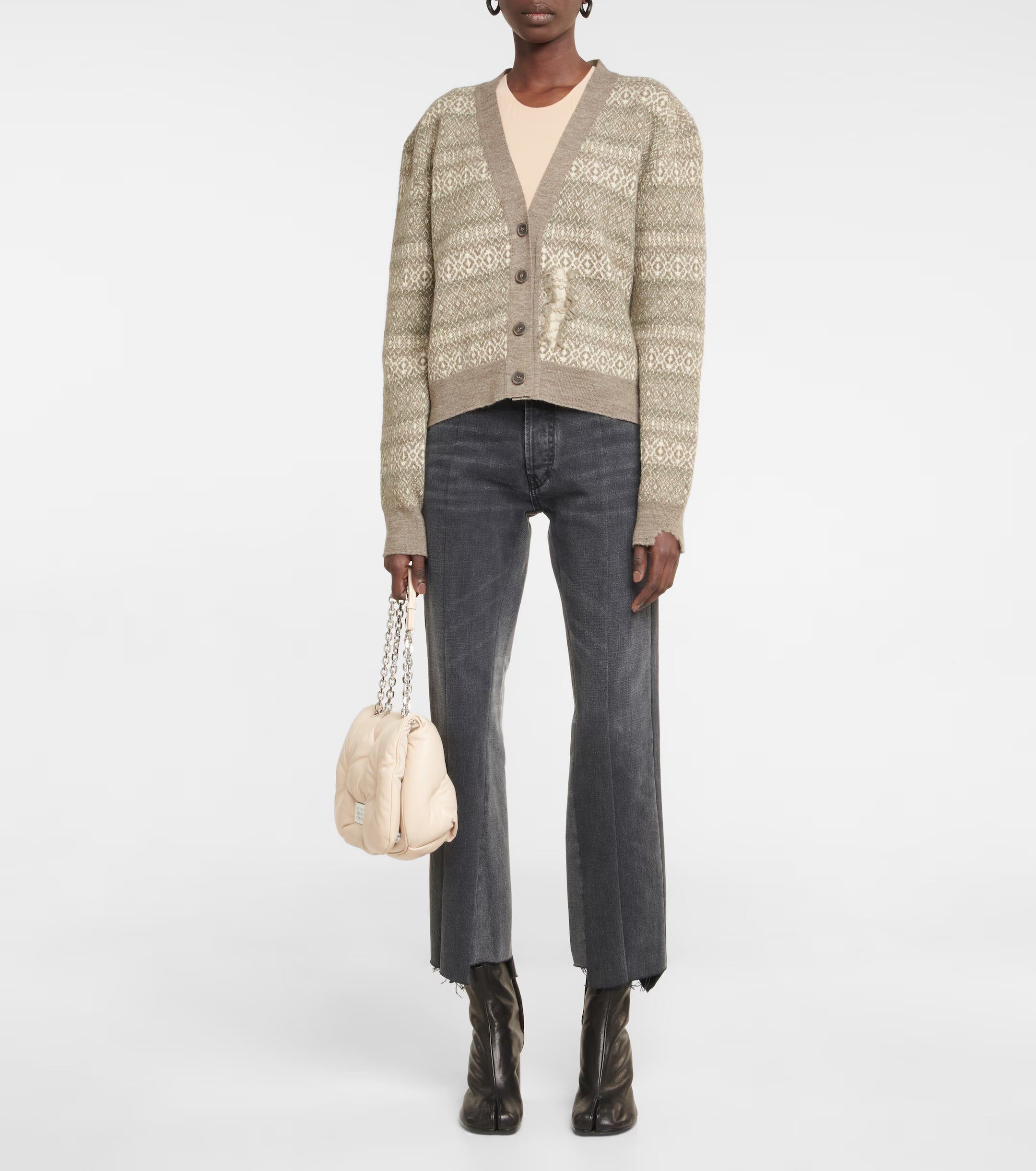 Maison Margiela Tabi Leather Ankle Boots