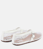 Alaïa Mesh Mary Jane Ballet Flats