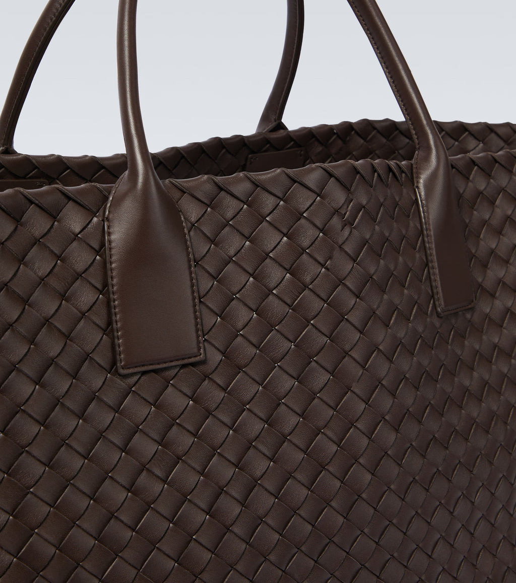 Bottega Veneta Cabat Large Intrecciato Leather Tote Bag