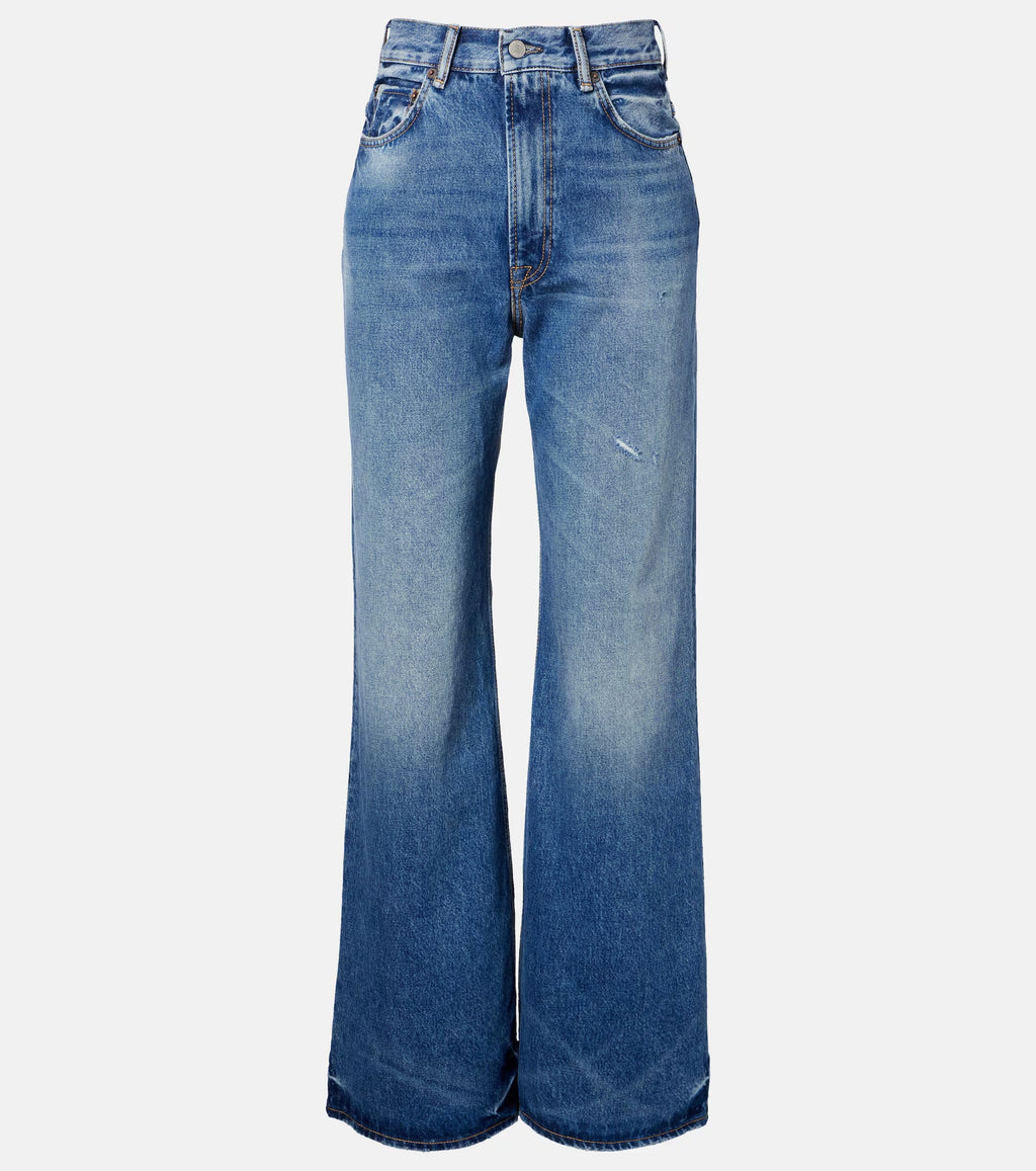 Acne Studios High Waist Wide-Leg Jeans
