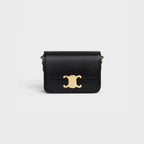 Céline Teen Triomphe Bag in Shiny Calfskin – Black