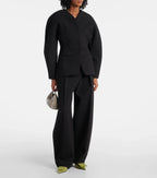 Jacquemus Ovalo Wide-Leg Pants