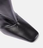 Coperni Bridge Leather Knee-High Boots - Black