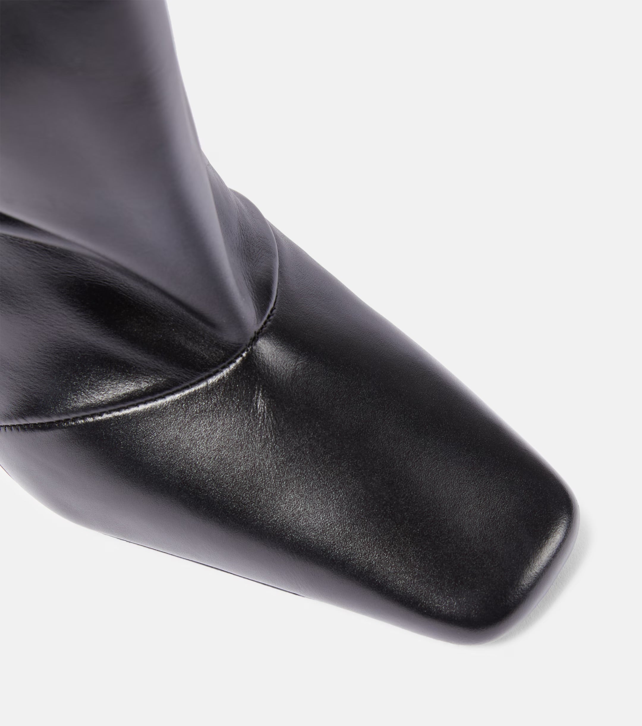 Coperni Bridge Leather Knee-High Boots - Black