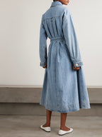 + Maria McManus Oversized Organic and Recycled Denim Trench Coat