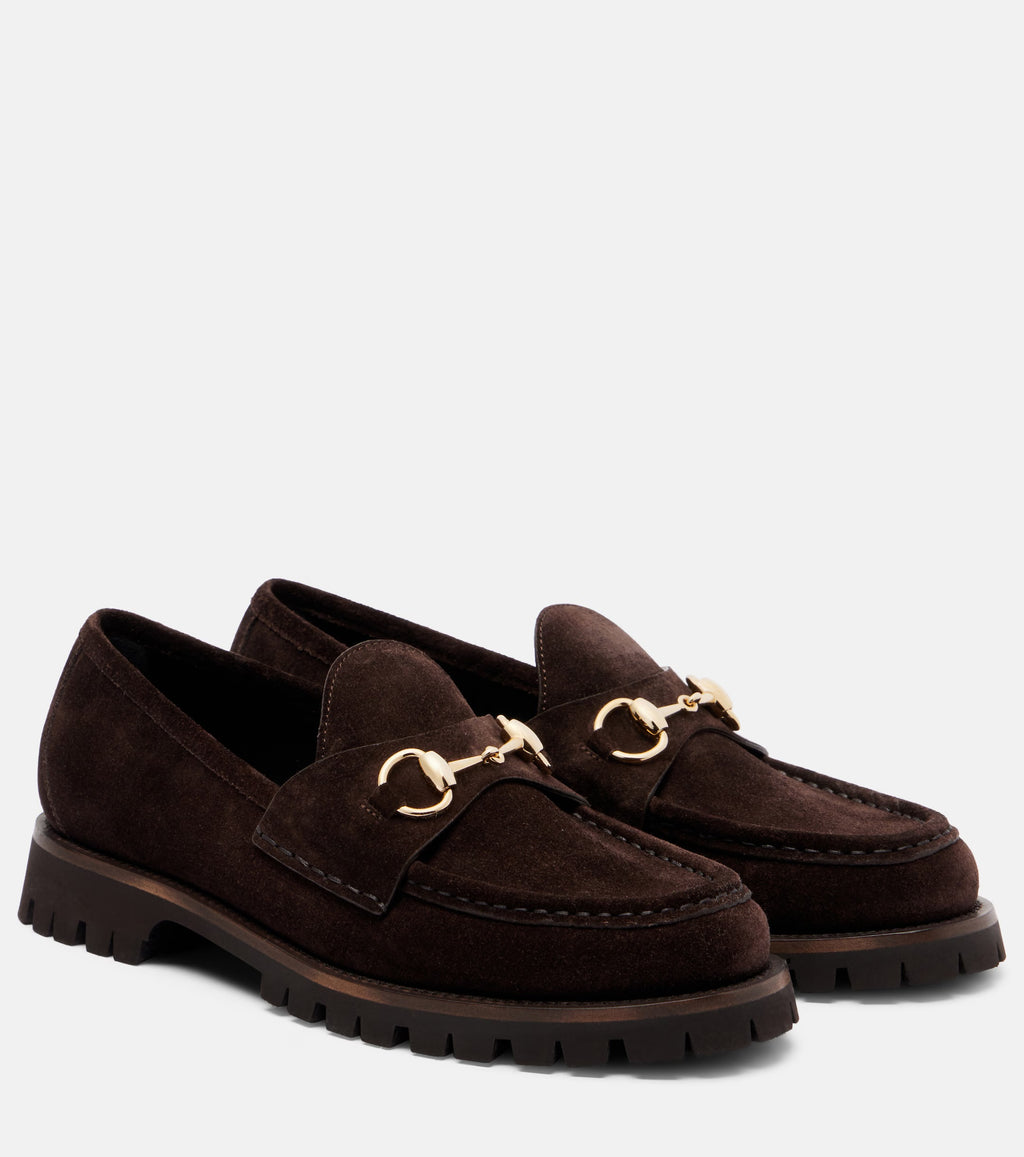 Sylke Horsebit Suede Loafers