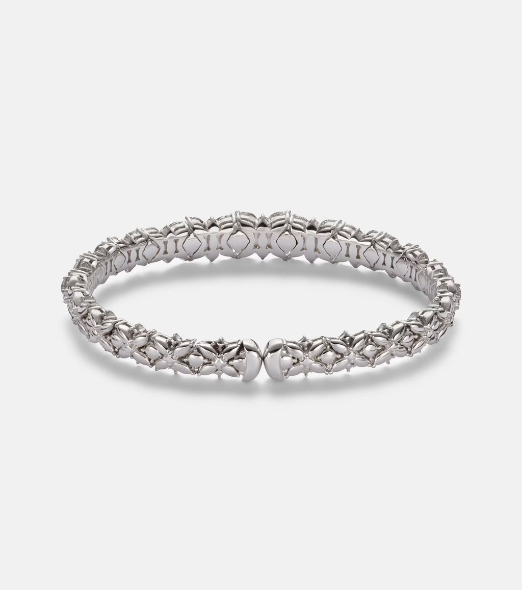 Yeprem Y-Couture 18kt White Gold Diamond Bangle