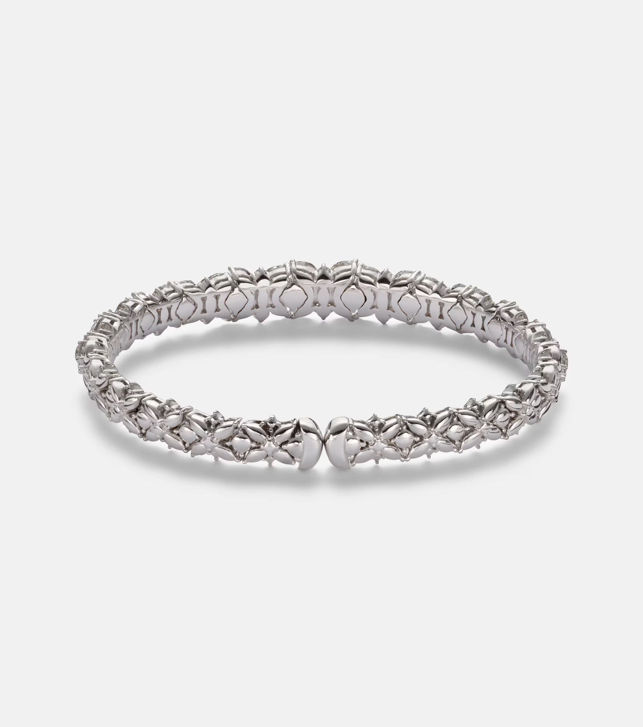 Yeprem Y-Couture 18kt White Gold Diamond Bangle