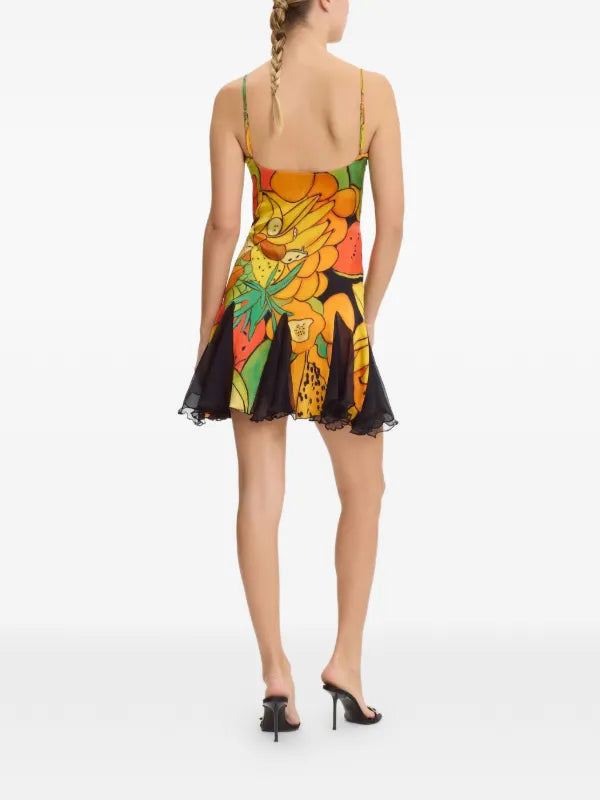 Donde Esteban Frutas Mini Dress