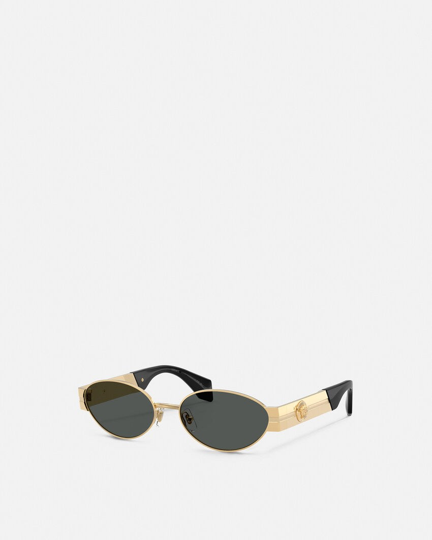 Versace Maverick Sunglasses – Black & Gold