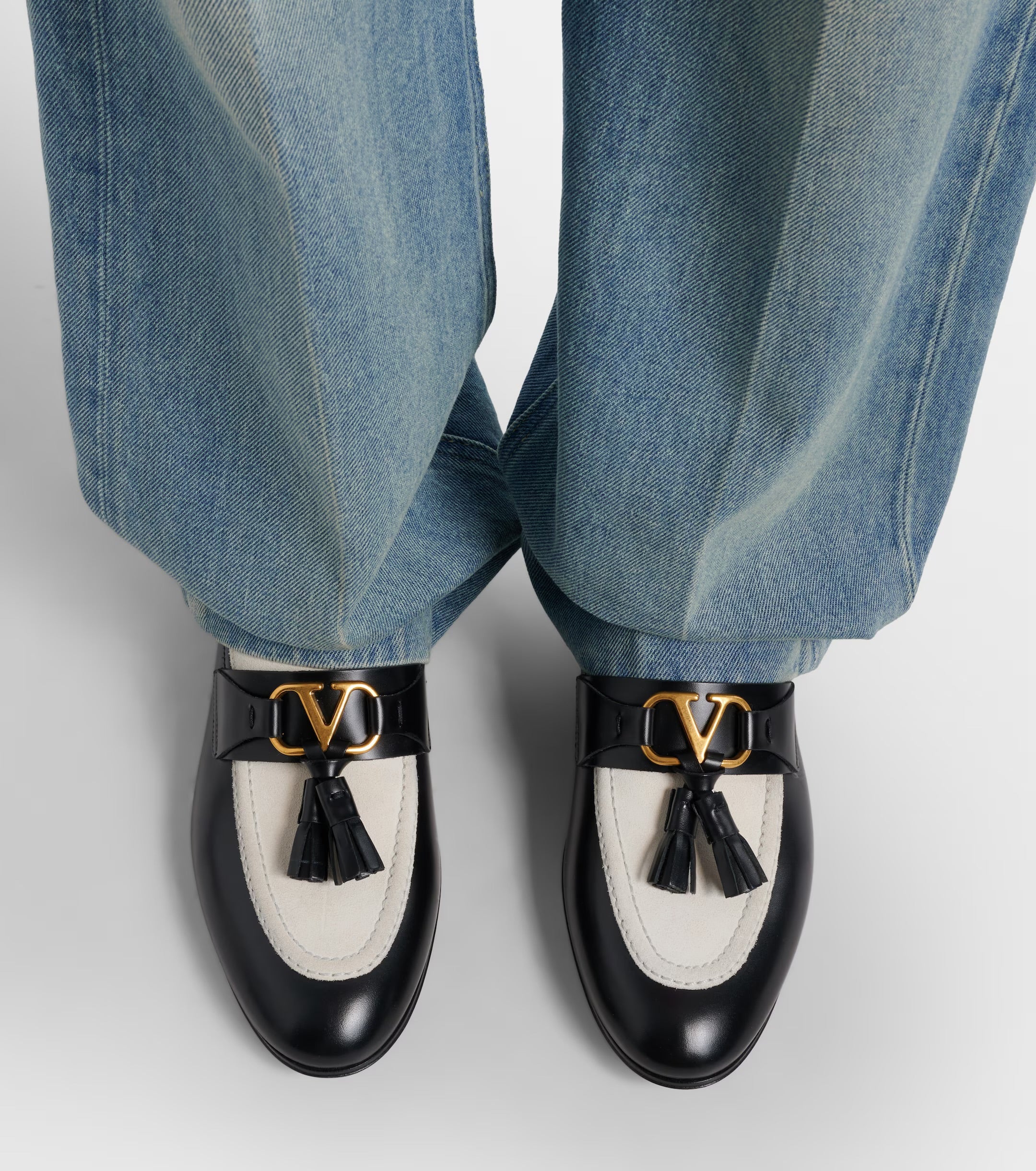 Vaniteux VLogo Leather Loafers