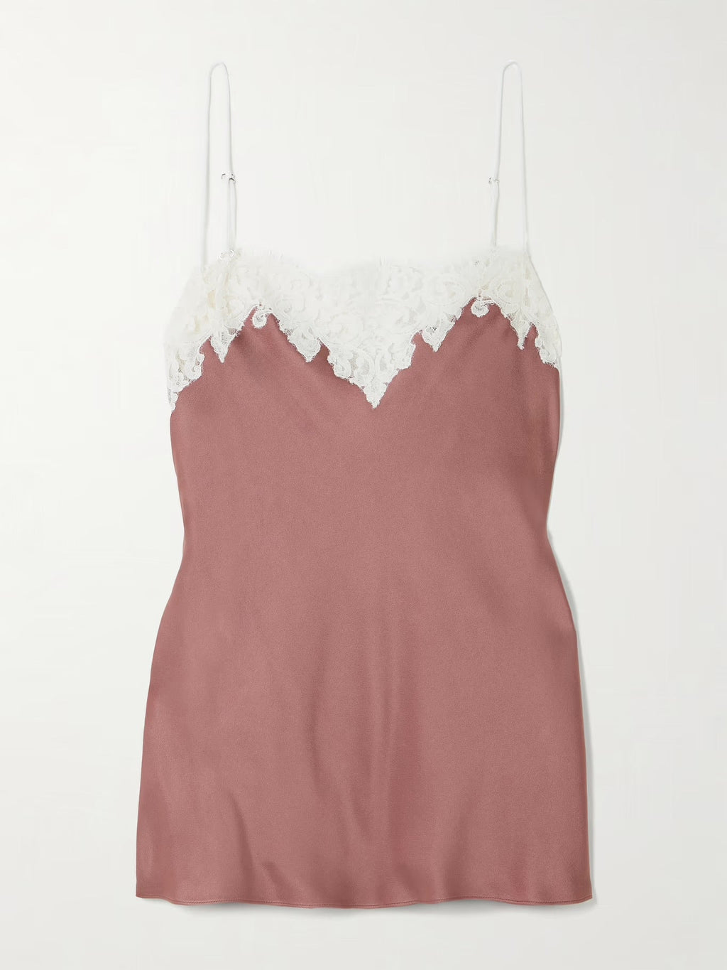 Stella McCartney Lace-Trimmed Satin Camisole