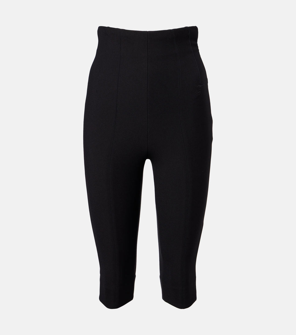 Jacquemus High-Rise Capri Pants in Black