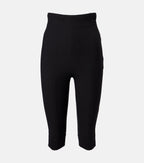 Jacquemus High-Rise Capri Pants in Black