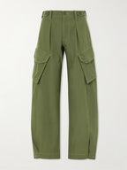 R13 Cotton Barrel-Leg Cargo Pants