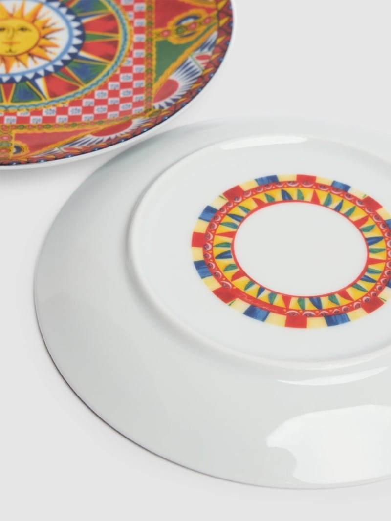 Dolce & Gabbana Set of 2 Sole Carretto Fruit Plates