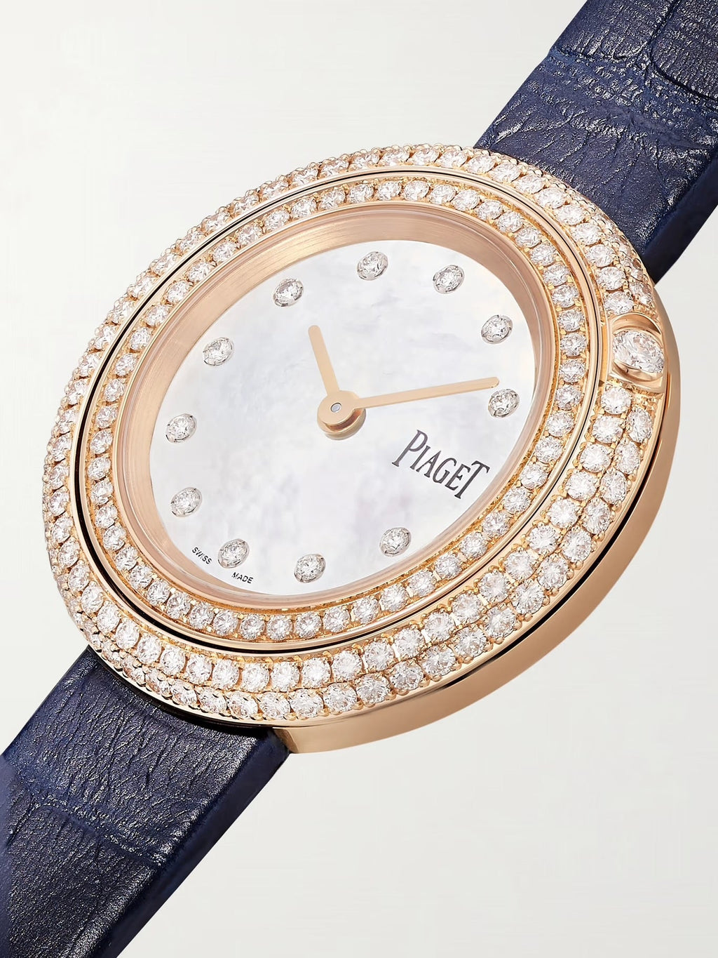 Piaget Possession 29mm 18-Karat Rose Gold, Diamond and Alligator Watch