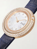Piaget Possession 29mm 18-Karat Rose Gold, Diamond and Alligator Watch