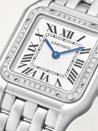 Panthère de Cartier Small 22mm Stainless Steel and Diamond Watch