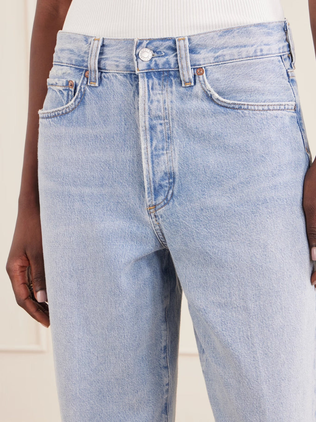 Agolde Nate Regenerative Cotton Straight-Leg Jeans