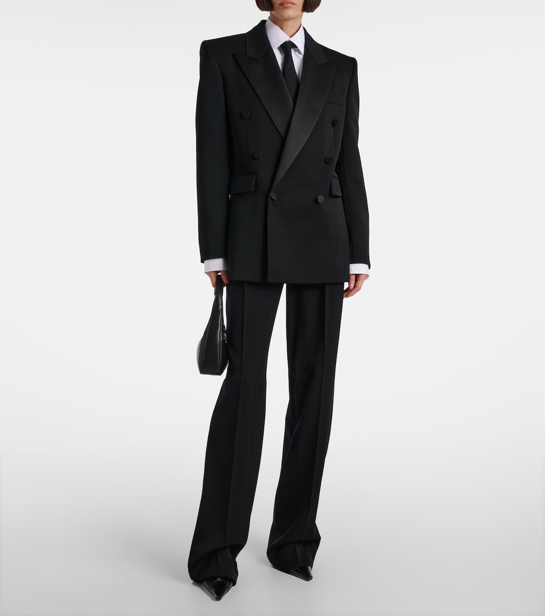 Saint Laurent Double-Breasted Tuxedo Blazer