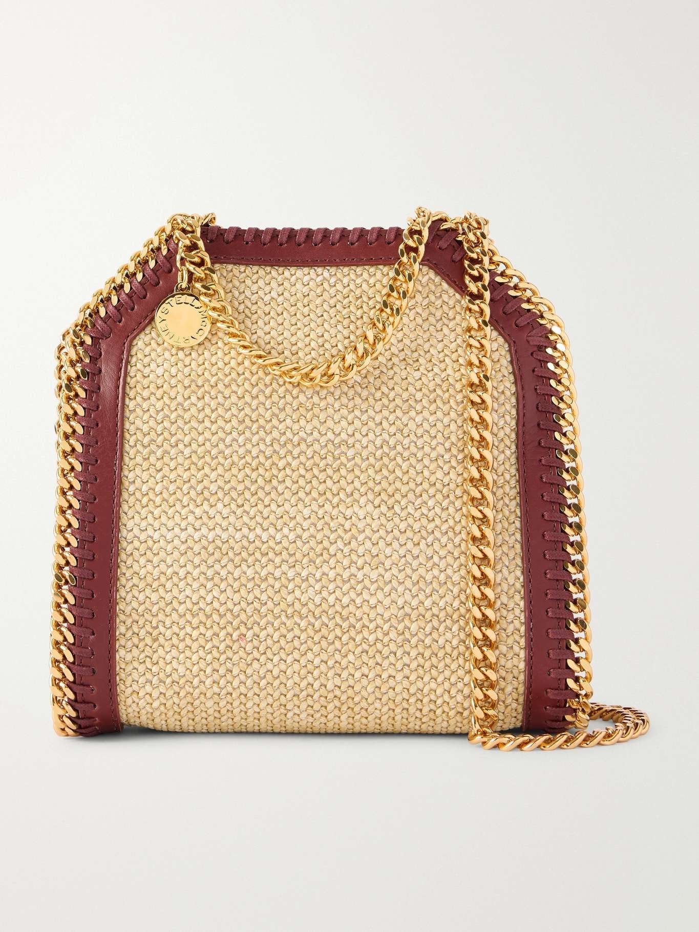 Falabella Tiny Raffia Shoulder Bag