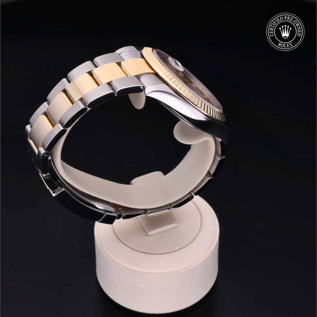 Rolex Datejust 41 — Oystersteel & Yellow Gold, Champagne Diamond Dial (Ref. 126333)