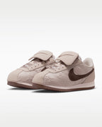 Nike Cortez Textile Sneakers in Silt Red / Light Chocolate