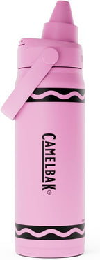 Crayola Chug Stainless Steel Water Bottle Carnation Pink, 16 oz
