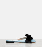 Valentino Garavani Reinette Fringed Bow Mules