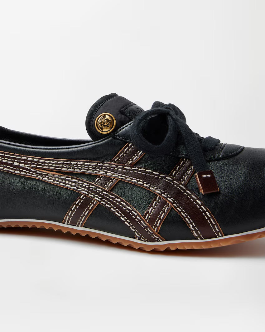 x Onitsuka Tiger TAI-CHI Sakura Nappa Trainers in Black & Brown