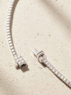 18-Karat White Gold Diamond Necklace