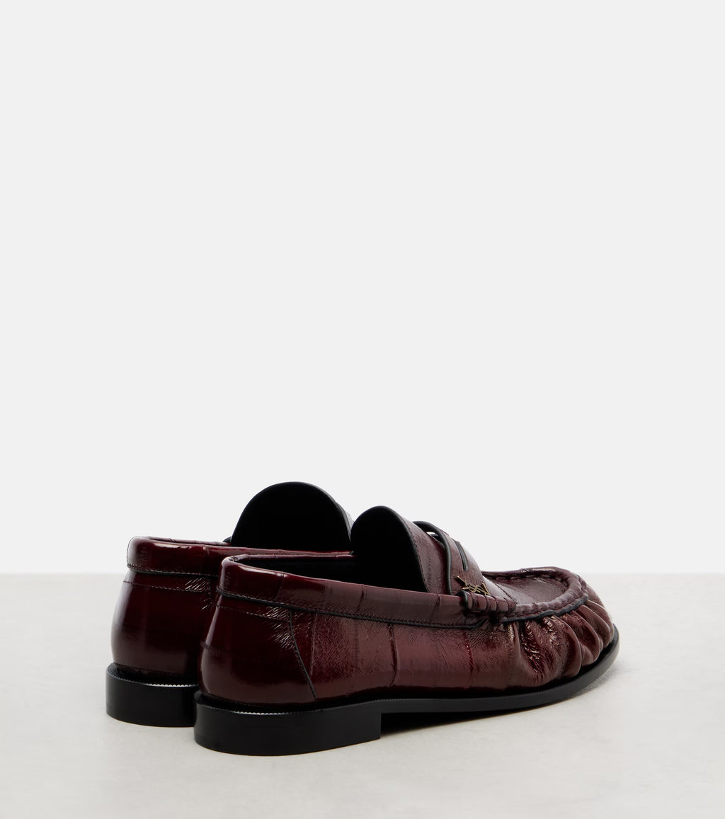 Le Loafer Eel Leather Penny Loafers