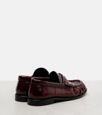 Le Loafer Eel Leather Penny Loafers