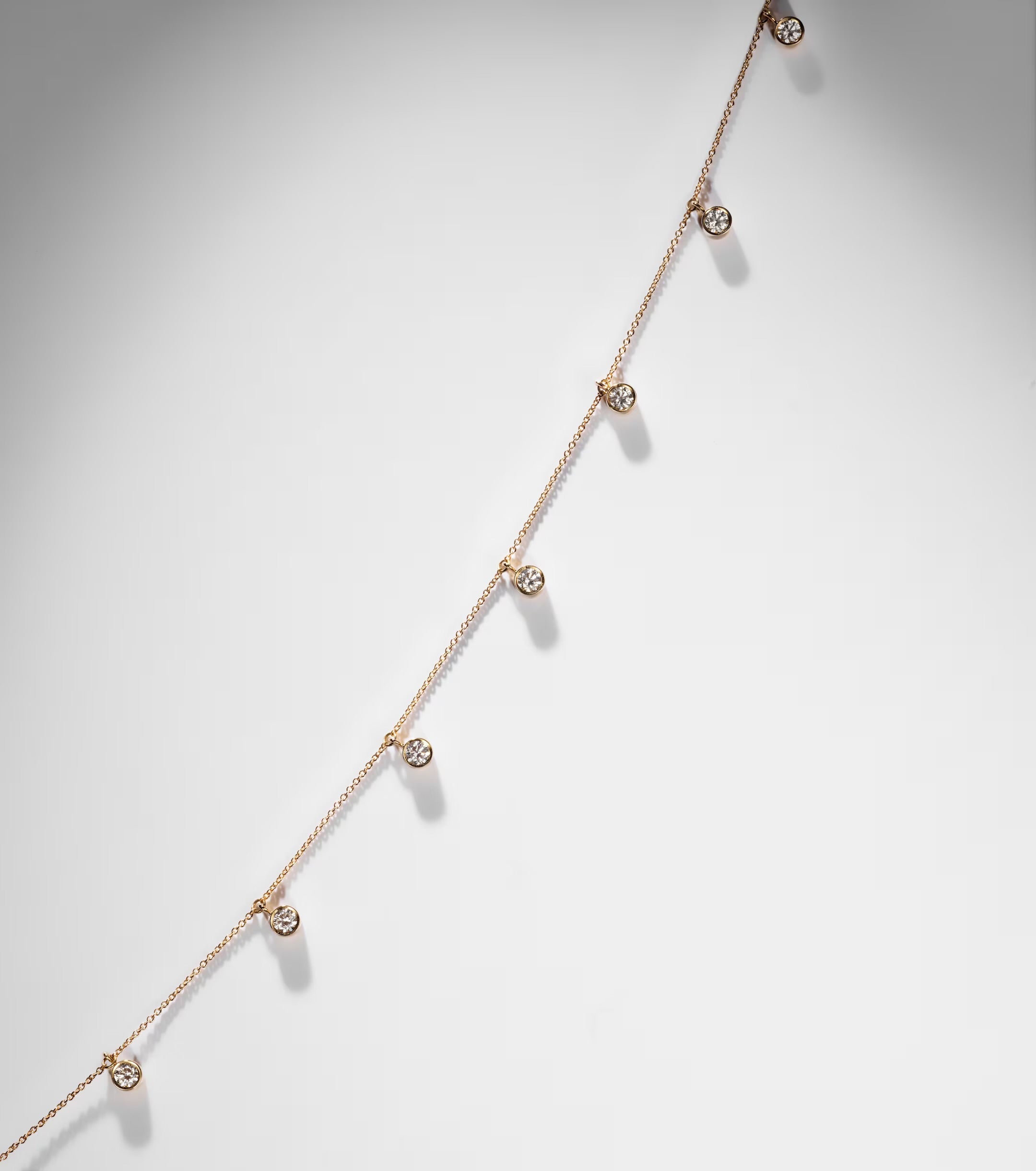 Sophie Bille Brahe Lou Of The Valley 18kt Gold Necklace with Diamonds