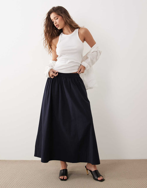 Arket Ribbed Vest in White