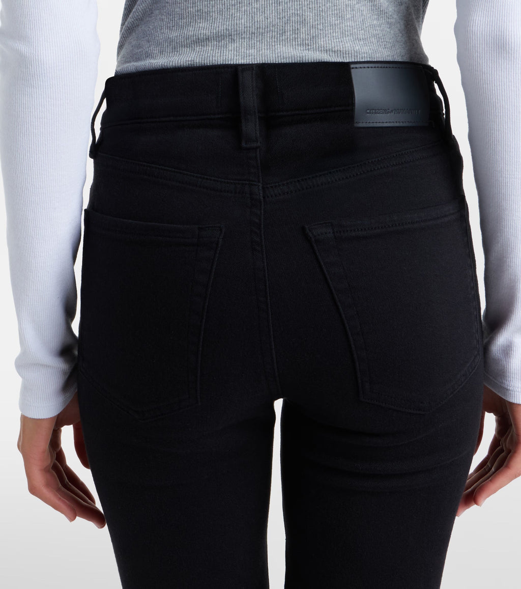Citizens of Humanity Devin Capri Jeans in Black