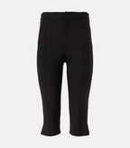 Vince Mid-Rise Slim Capri Pants in Black