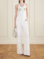 ‘Tits’ Crystal-Embellished Tank