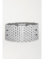 Panthère de Cartier Manchette 40mm 18-Karat White Gold and Diamond Watch