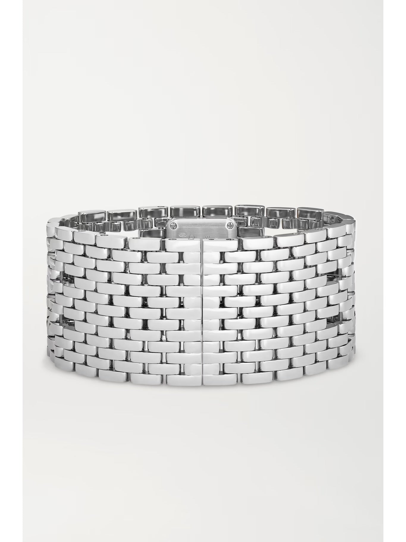 Panthère de Cartier Manchette 40mm 18-Karat White Gold and Diamond Watch