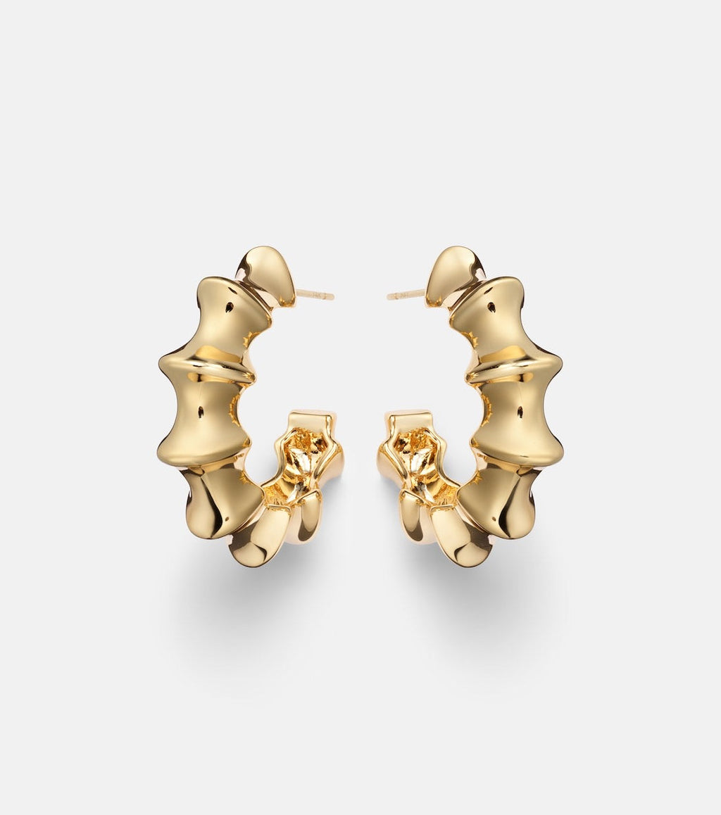 Murphy Mini Gold-Plated Hoop Earrings