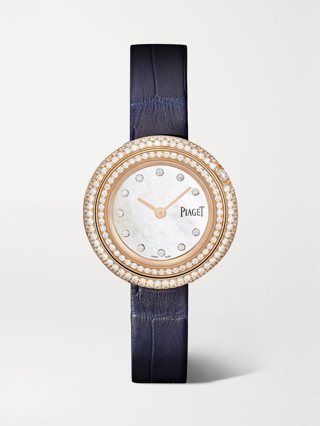 Piaget Possession 29mm 18-Karat Rose Gold, Diamond and Alligator Watch